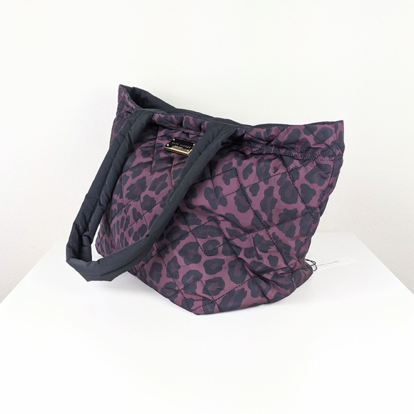 Marc Jacobs Suspira Medium Tote, Burgundy Leopard - Picture 3 of 8